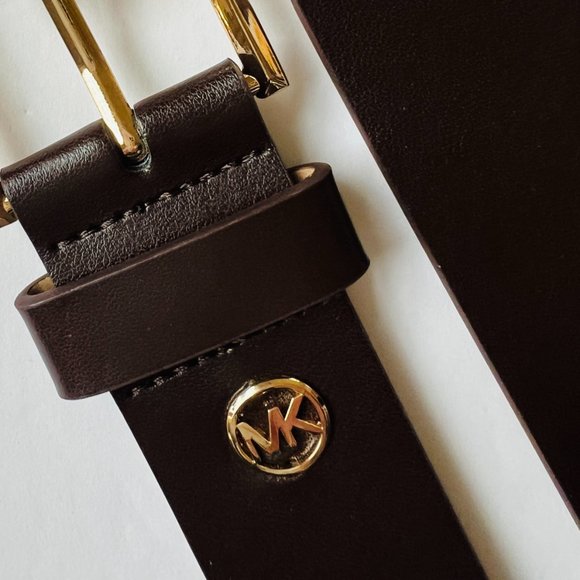 MICHAEL MICHAEL KORS Women's Genuine Leather Belt NWT Size M - Picture 5 of 5